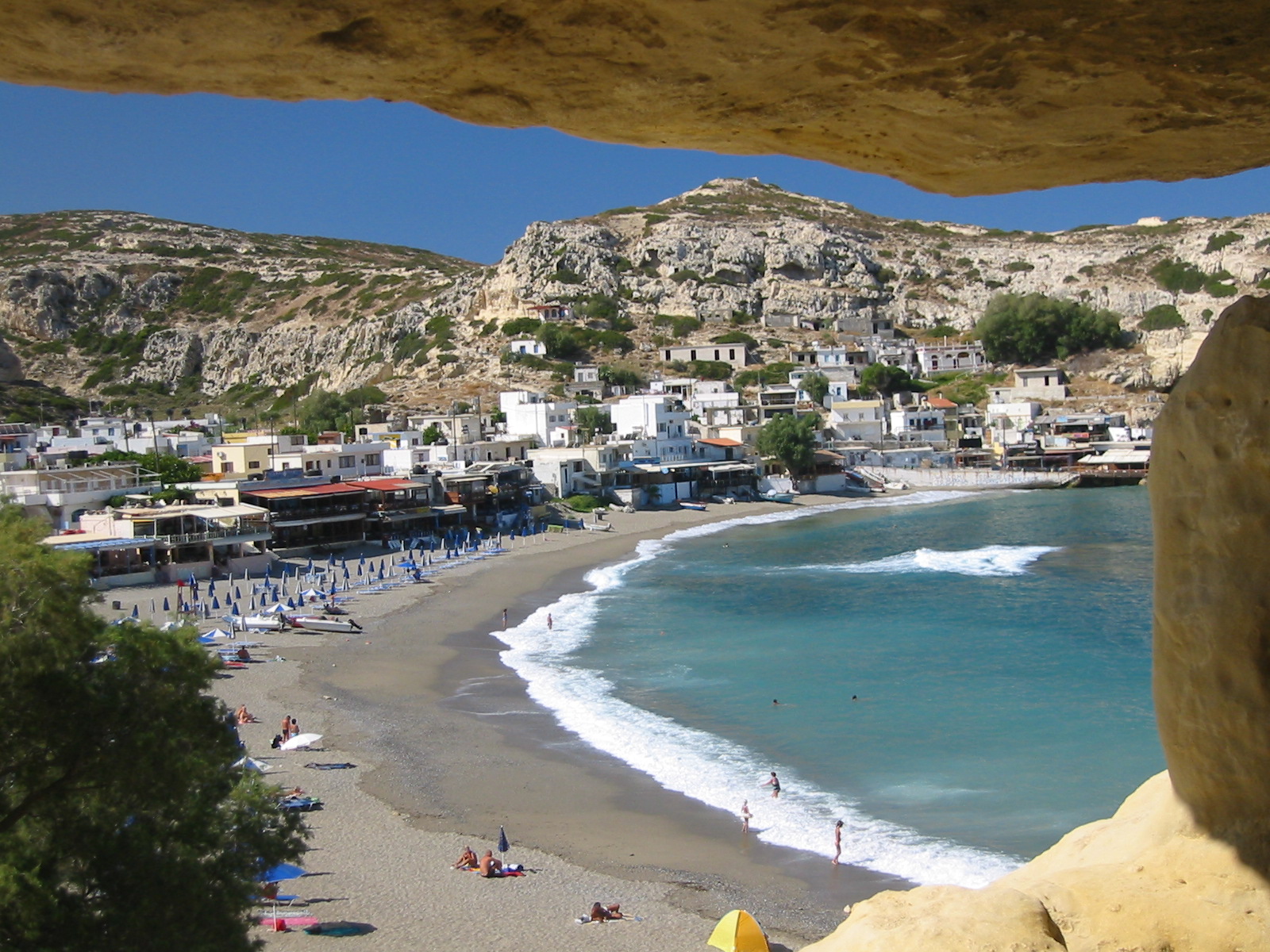 Matala Beach and Caves